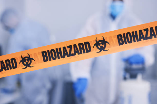Professional Biohazard technician working in Tavares, FL